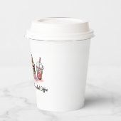 geloof Santa koffie grappig feest Papieren Bekers (Links)