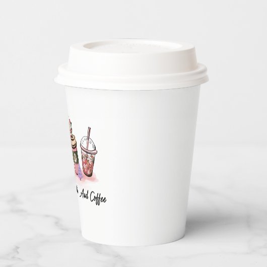 geloof Santa koffie grappig feest Papieren Bekers (Links)