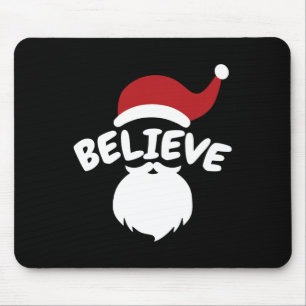 Geloof Santa Schattige Kerstmis Muismat