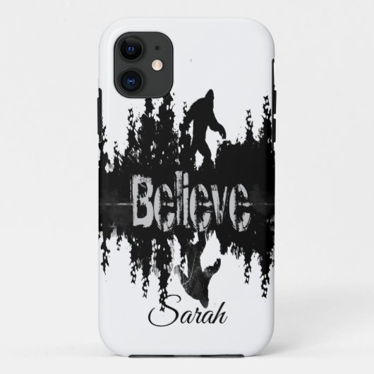 Geloof Sasquatch Legend Bigfoot Art Case-Mate iPhone Case (Achterkant)