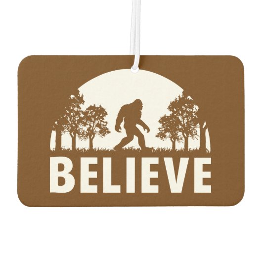 Geloof Sasquatch Luchtverfrisser (Achterkant)