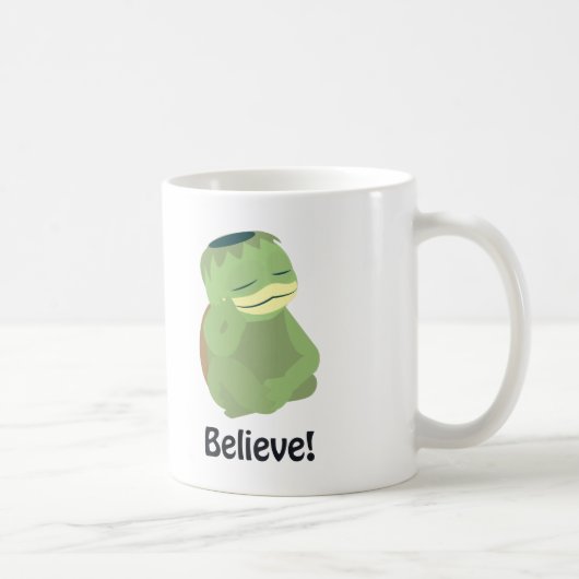 Geloof! Schattige Kappa Koffiemok (Rechts)