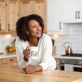 Geloof Schattige Kleurrijke Bijbelverzen Typografi Koffiemok