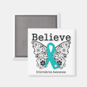 Geloof Scleroderma Awareness Magneet (Voorkant / Achterkant)