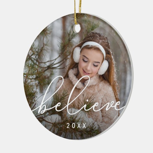 Geloof script | Foto Keramisch Ornament (Links)