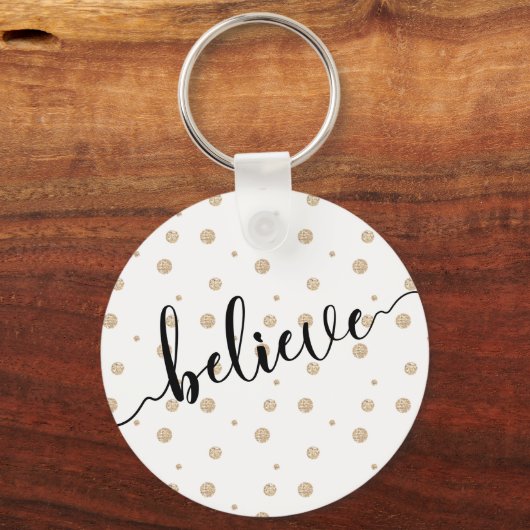 Geloof script sleutelhanger (Voorkant)