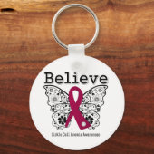 Geloof sikkelcelanemie sleutelhanger (Voorkant)