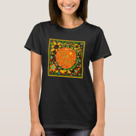 Geloof Sinaasappel Geel Bloemen Bumblebee Irelyn T-shirt