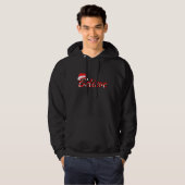 Geloof Sinterklaas Kerstbrief Grafisch Hoodie (Voorkant volledig)