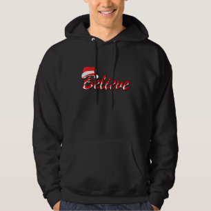 Geloof Sinterklaas Kerstbrief Grafisch Hoodie
