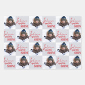 Geloof Sparkle Shine Square Photoset van 3 Inpakpapier Vel (Voorkant 2)