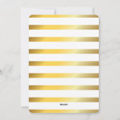 Geloof sprankelende faux Folie script | feestdagen Feestdagenkaart (Achterkant)