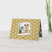 Geloof Star Calligrafie Religieuze kerstfoto Feestdagen Kaart (Achterkant)