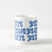 GELOOF, STERK, BRAVE motivatie Koffiemok (Center)