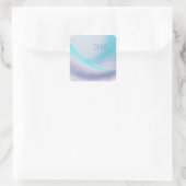 "Geloof"-Sticker voor het verzachten van kleuren Vierkante Sticker (Tas)