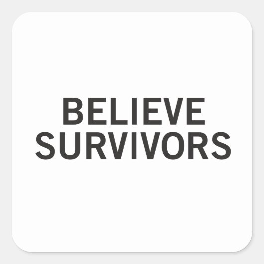 Geloof Survivors Sticker (Voorkant)
