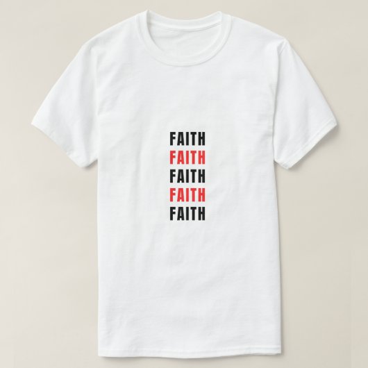 geloof t-shirt (Design voorkant)