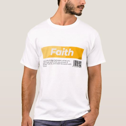 Geloof T-shirt (Voorkant)