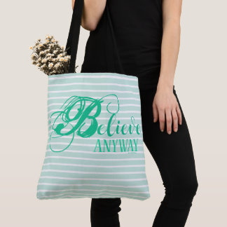 Geloof Toch 18" Schoudertas Tote Bag