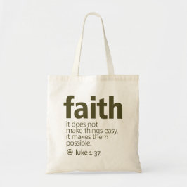 Geloof Tote Bag