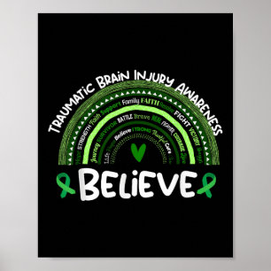 Geloof _ Traumatisch Hersenletsel Bewustzijnsmaand Poster