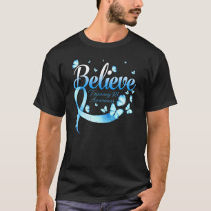 Geloof Trisomie 18 Bewustzijn Vlinder 1 T-shirt