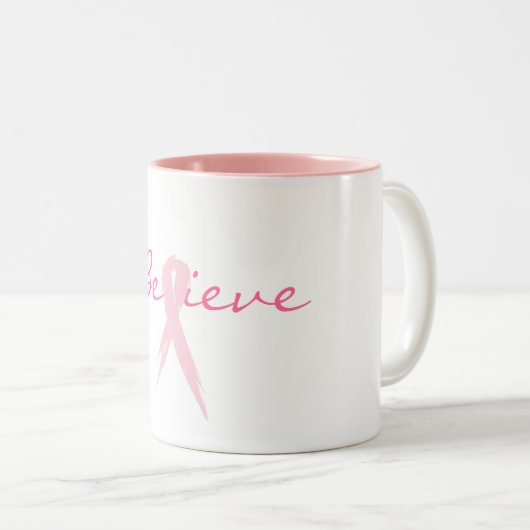 Geloof Tweekleurige Koffiemok (Voorkant rechts)