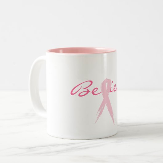 Geloof Tweekleurige Koffiemok (Voorkant links)