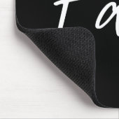 Geloof typografie met rozen muismat (Hoek)