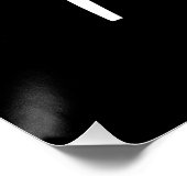 Geloof typografie met rozen perfect poster (Hoek)