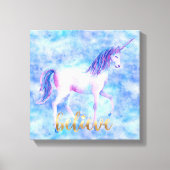 Geloof Unicorn Canvas Afdruk (Voorkant)