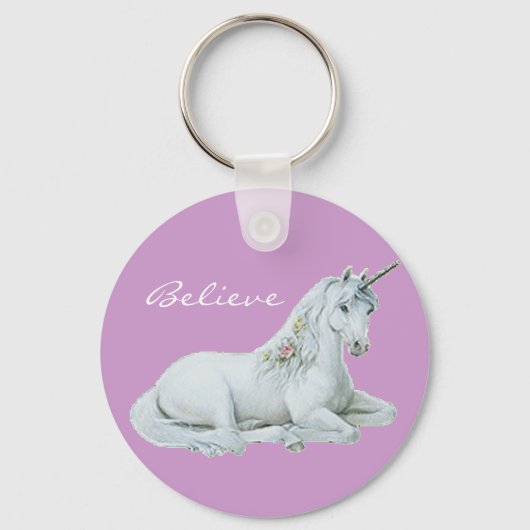 Geloof Unicorn Sleutelhanger (Voorkant)