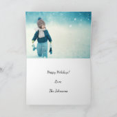 Geloof Vakantiefoto Wenskaart Feestdagen Kaart (Binnen)