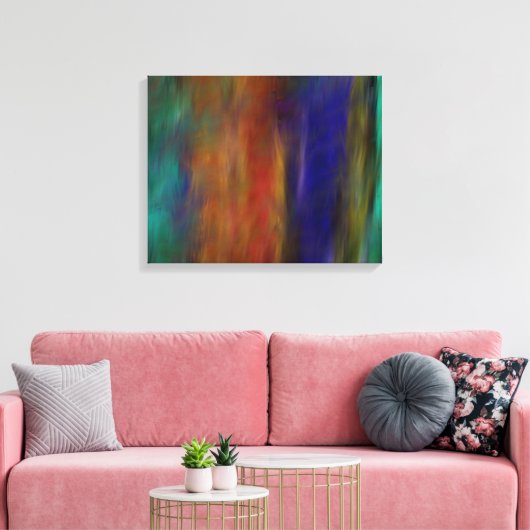 Geloof van kleuren 2.1 canvas afdruk (Insitu (Woonkamer))