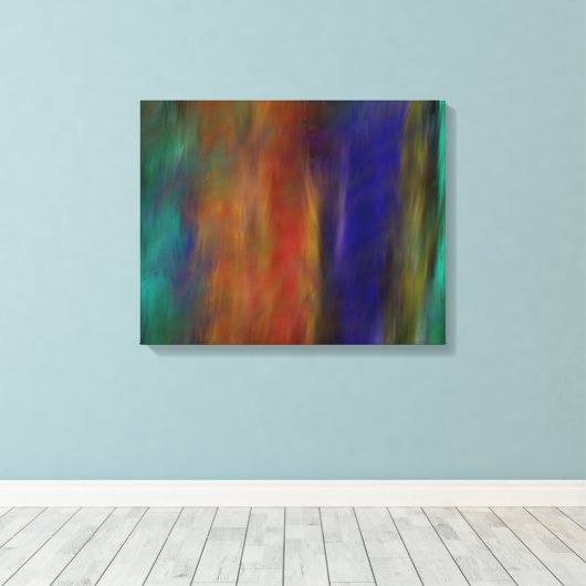 Geloof van kleuren 2.1 canvas afdruk (Insitu (Houten vloer))