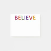 Geloof veelkleurig post-it® notes (Voorkant)