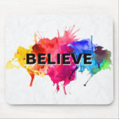 GELOOF Verf Abstract Splash Muismat (Voorkant)