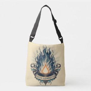 Geloof verlicht crossbody tas