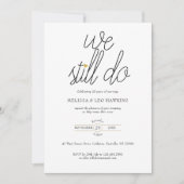 Geloof Vernieuwing We doen nog steeds chique goude Kaart (Voorkant)