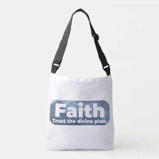 Geloof Vertrouw op het Goddelijke Plan Crossbody Tas (Voorkant)