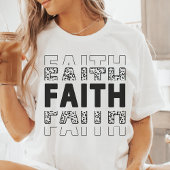 Geloof Vet Ontwerp Christelijk Tri-Blend Shirt