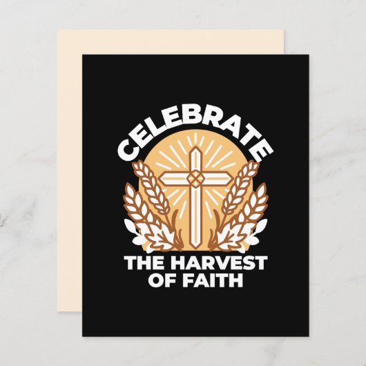 Geloof vieren met oogsten – Inspirerend kunst (Voorkant / Achterkant)