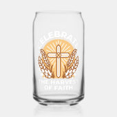 Geloof vieren met oogsten – Inspirerend kunst Blikvorm Glas (Voorkant)