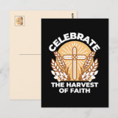 Geloof vieren met oogsten – Inspirerend kunst Briefkaart (Voorkant / Achterkant)