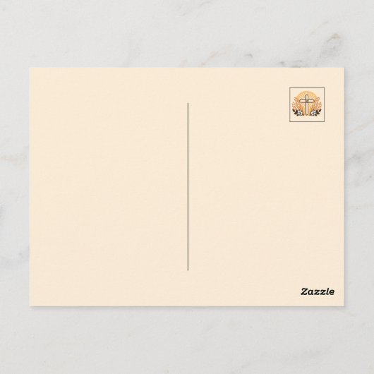 Geloof vieren met oogsten – Inspirerend kunst Briefkaart (Achterkant)