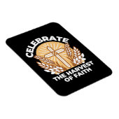 Geloof vieren met oogsten – Inspirerend kunst Magneet (Rechterzijde)