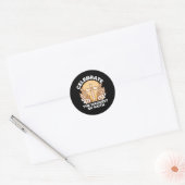 Geloof vieren met oogsten – Inspirerend kunst Ronde Sticker (Envelop)