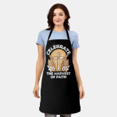 Geloof vieren met oogsten – Inspirerend kunst Schort (Gedragen)