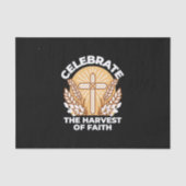 Geloof vieren met oogsten – Inspirerend kunst Tissuepapier (Voorkant)