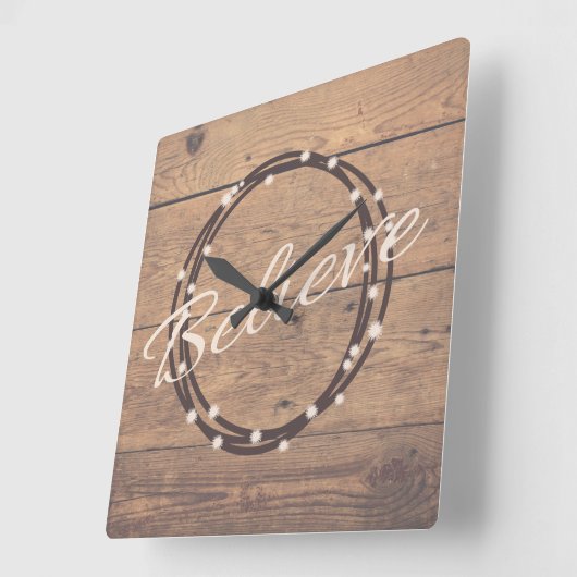 Geloof Vierkante Klok (Hoek)